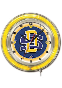South Dakota State Jackrabbits 19in Neon Wall Clock