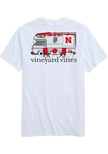 Vineyard Vines Nebraska Cornhuskers White Tailgate Short Sleeve Fashion T Shirt