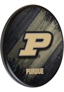 Purdue Boilermakers Printed Sign - Black