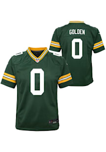 Matthew Golden Green Bay Packers Youth Green Nike Game Football Jersey
