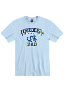 Drexel Dragons Light Blue Big Arch Dad Short Sleeve T Shirt