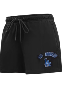 Pro Standard Los Angeles Dodgers Womens Black Classic Shorts