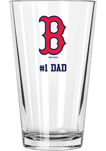 Boston Red Sox Dad 16oz Pint Glass - White