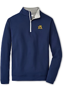 Drexel Dragons Mens Navy Blue Perth Long Sleeve Qtr Zip Pullover