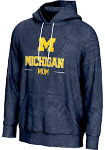 ProSphere Michigan Wolverines Mens Navy Blue Mom Long Sleeve Hoodie