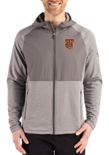 Cutter and Buck Tuskegee University Mens Graphite Peshastin Long Sleeve Full Zip Jacket
