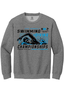 Summit Sportswear Big Ten Mens Graphite 2026 Women's Swimming & Diving Championships Long Sleeve C..