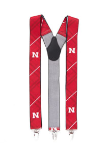 Nebraska Cornhuskers Suspenders Mens Tie