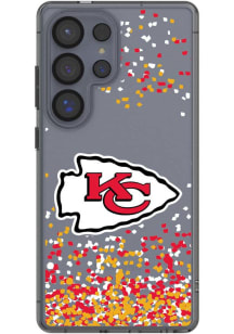 Kansas City Chiefs Confetti Galaxy Clear Phone Cover