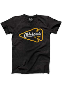 Oklahoma Oatmeal Arrowhead Short Sleeve Fashion T Shirt