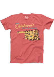 Oklahoma Pink State Park Thrifter Short Sleeve T Shirt