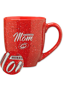 Carolina Hurricanes Mom 16oz Speckle Ceramic Mug - Red