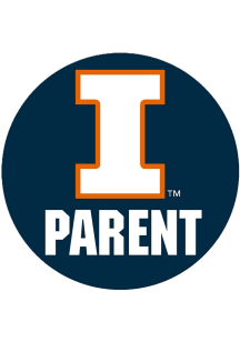Orange Illinois Fighting Illini 3&quot; Parent Button