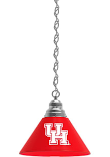 Houston Cougars Single Silver Billiard Lamp