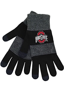 Ohio State Buckeyes LogoFit Trixie Womens Gloves - Dark Grey