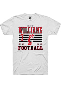 Chance Williams Rally Mens White Cincinnati Bearcats NIL Striped Player T Shirt