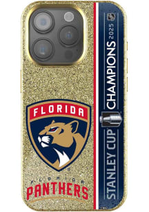 Florida Panthers 2025 Stanley Cup Champions iPhone Bling Phone Cover