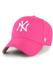 47 New York Yankees Pink MVP Youth Youth Adjustable Hat