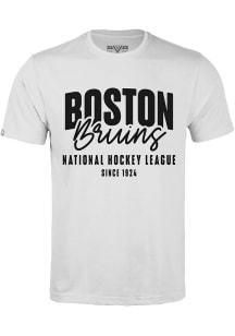 Levelwear Boston Bruins White Richmond Response Short Sleeve T Shirt