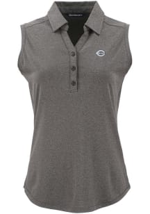 Cutter and Buck Cincinnati Reds Womens Black Mono Forge Eco Polo Shirt
