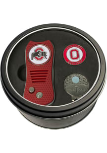 Red Ohio State Buckeyes Switchblade Cap Clip Golf Gift Set