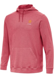 Antigua Army Mens Red Cloud Long Sleeve Hoodie