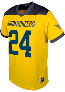 Rodney Gallagher III  Genuine Collective West Virginia Mountaineers Gold Football NIL Football Jer..