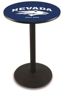 Nevada Wolf Pack Black Round Base Pub Table