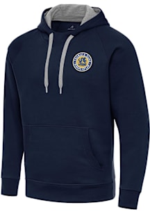 Antigua Drexel Dragons Mens Navy Blue Victory Thomas R. Kline School of Law Long Sleeve Hoodie
