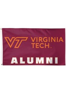 Virginia Tech Hokies Alumni Silk Screen Grommet Flag - Maroon