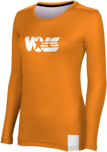 ProSphere Tennessee Volunteers Womens Orange Solid LS Tee