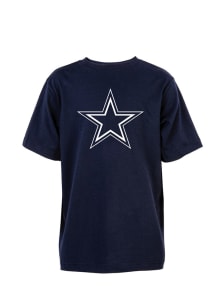 Dallas Cowboys Youth Navy Blue Youth Logo Premier Short Sleeve T-Shirt
