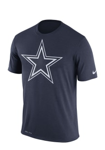 Dallas Cowboys Navy Blue screen print Short Sleeve T Shirt