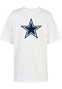 Dallas Cowboys Youth White Logo Short Sleeve T-Shirt