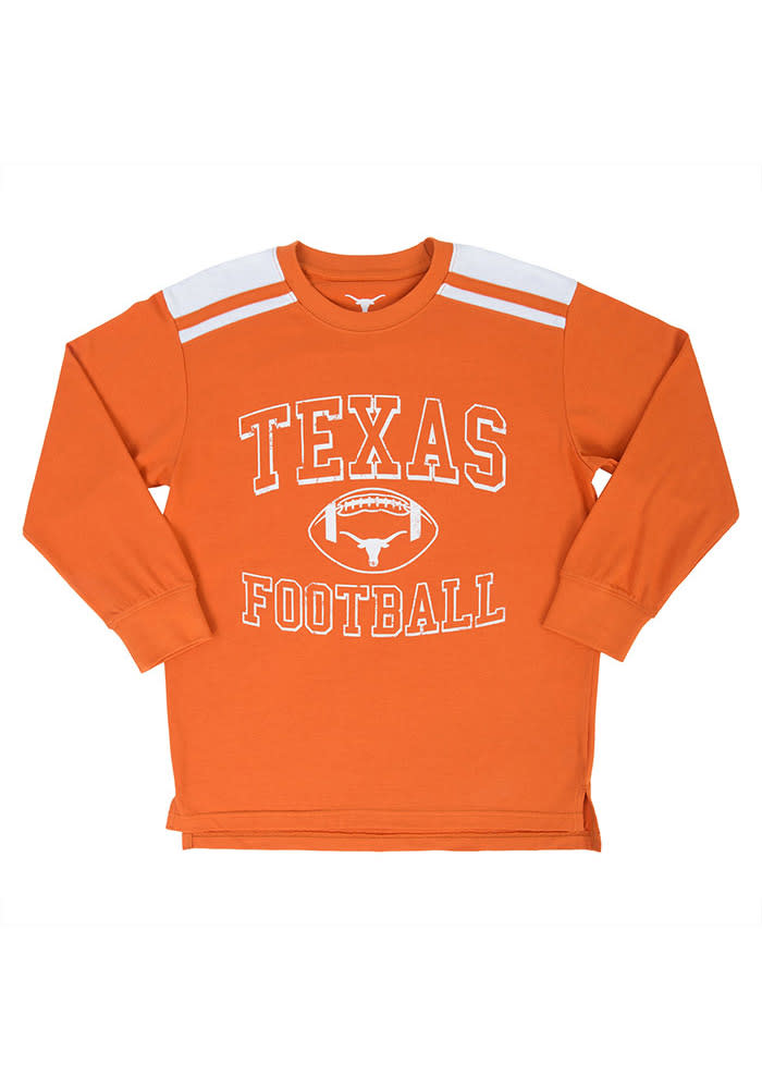 Antigua Texas Longhorns Youth Burnt Orange Seward Long Sleeve Fashion T-Shirt