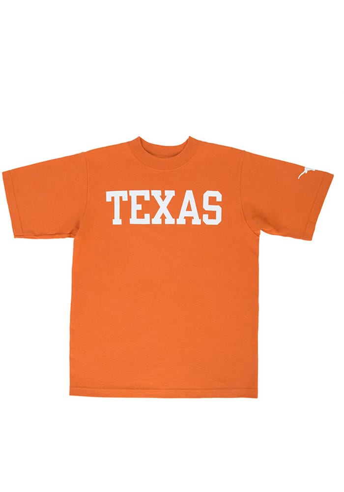 Antigua Texas Longhorns Youth Burnt Orange Texas Block Short Sleeve T-Shirt
