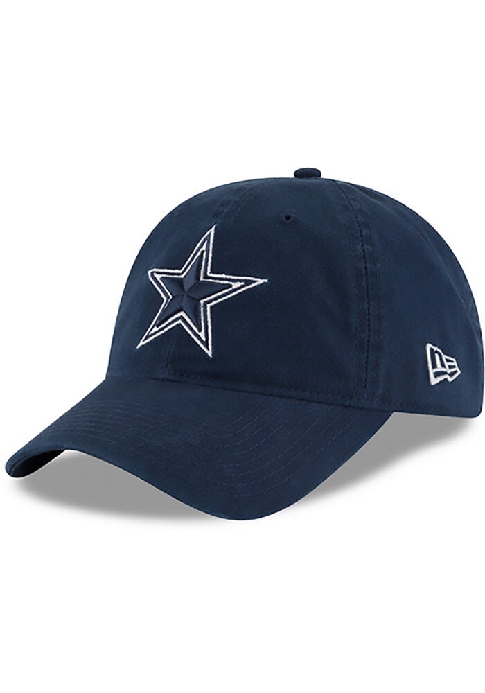 Dallas Cowboys New Era 2021 NFL Sideline Road 9FORTY Adjustable Hat -  Navy/Black