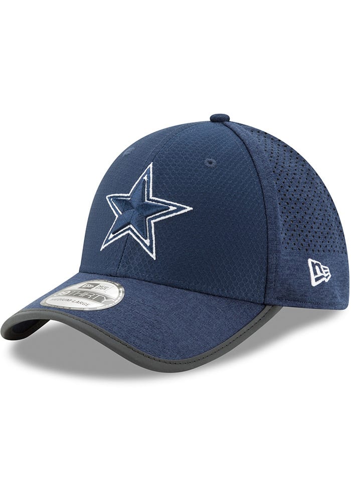 New Era Dallas Cowboys Navy Blue 2017 JR Training 39THIRTY Youth Flex Hat