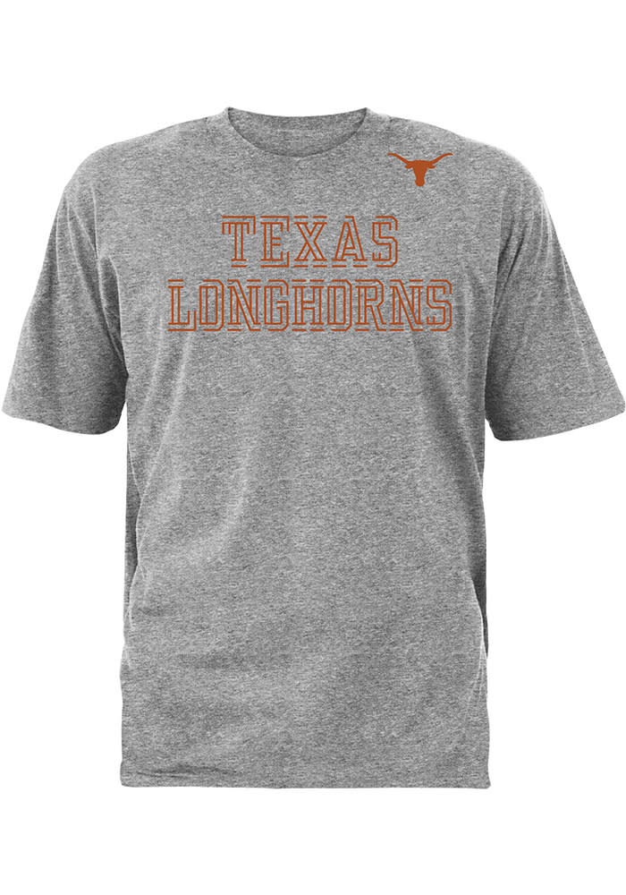 Texas Longhorns Charcoal Silhouette Short Sleeve T Shirt