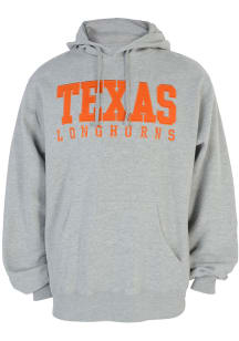 Texas Longhorns Mens Grey Campus Long Sleeve Hoodie