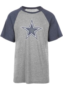 Dallas Cowboys Grey Worn Permier Short Sleeve Fashion T Shirt