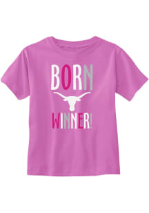 Texas Longhorns Toddler Girls Pink Rascal Short Sleeve T-Shirt