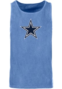 Dallas Cowboys Mens Blue Logo Premier Short Sleeve Tank Top