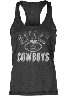 Dallas Cowboys Womens Navy Blue Poult Tank Top