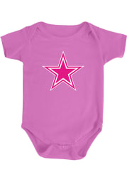 Dallas Cowboys Baby Pink Premier Short Sleeve One Piece