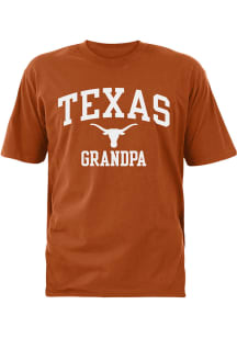 Texas Longhorns Burnt Orange Grandpa Short Sleeve T Shirt