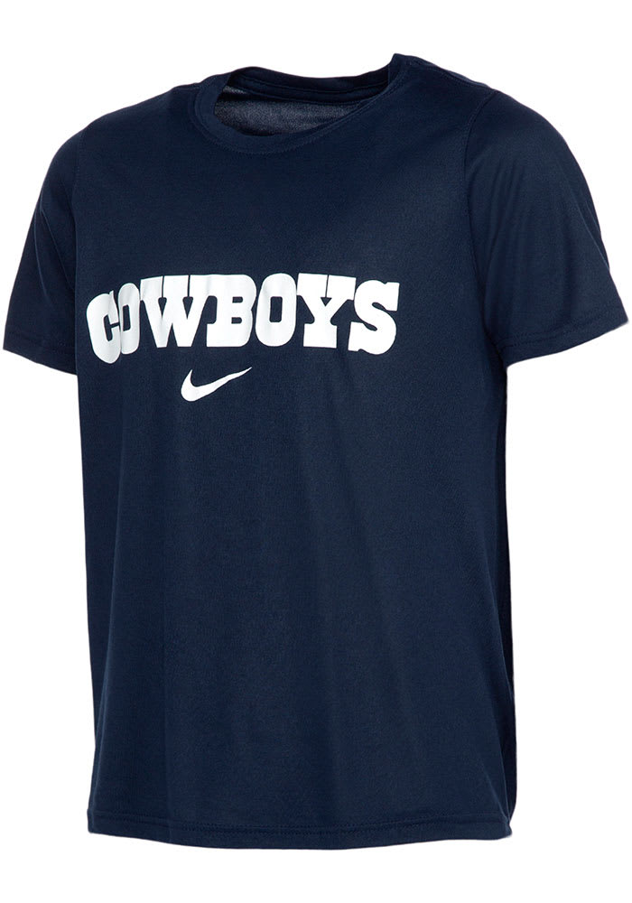 Nike / Men's Dallas Cowboys Wordmark Legend Grey T-Shirt