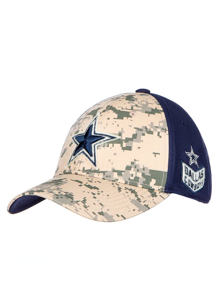 Men's New Era Black Dallas Cowboys Camo Tone 39THIRTY Flex Hat