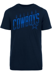 Dallas Cowboys Youth Navy Blue Devon Short Sleeve T-Shirt