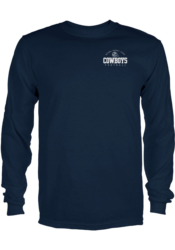 Men's Gray Dallas Cowboys Killian Long Sleeve T-Shirt Size: Large